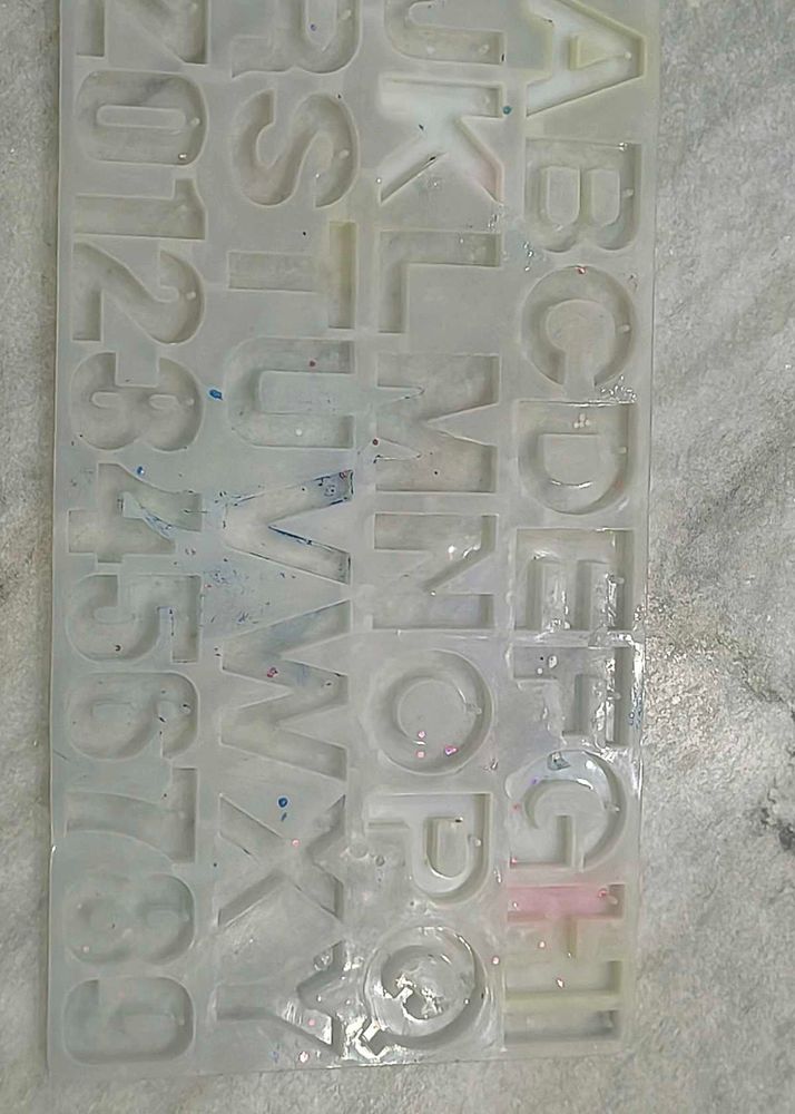Alphabet &amp; Number Silicone Mold