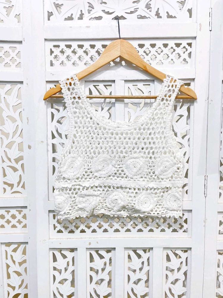 Boho Crochet Crop Top B