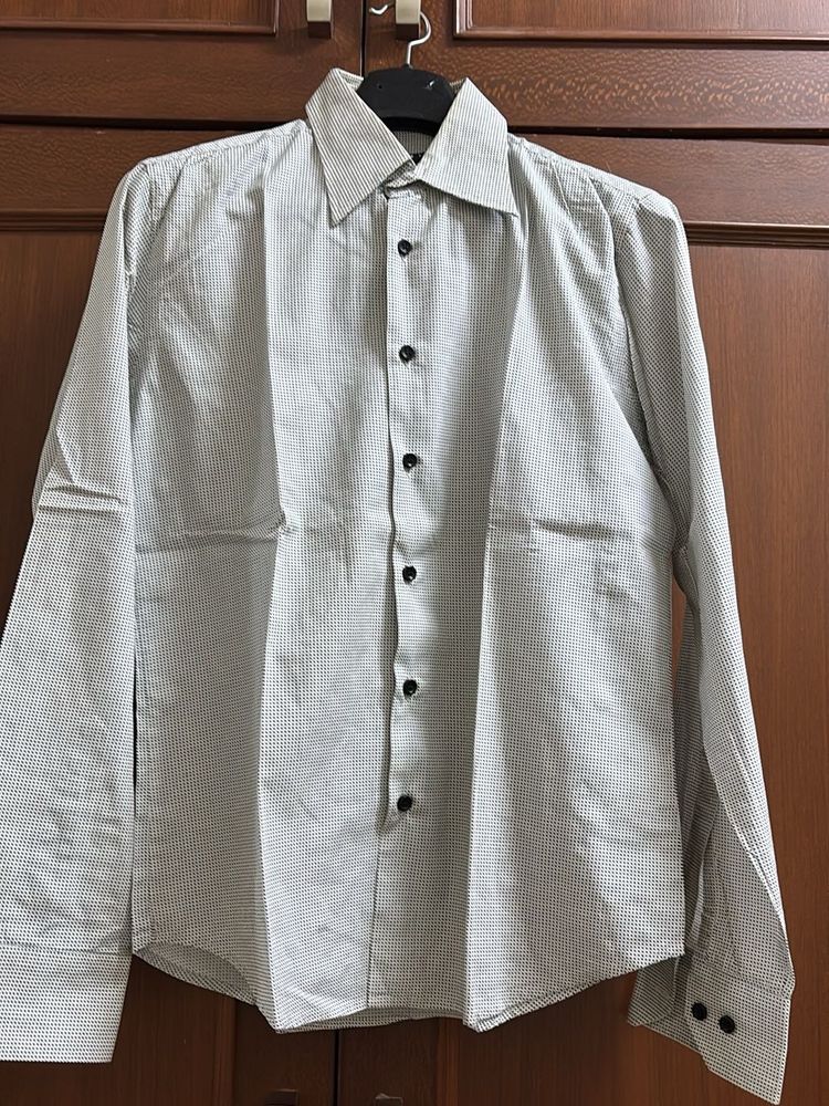 Men's Patterned Dress Shirt