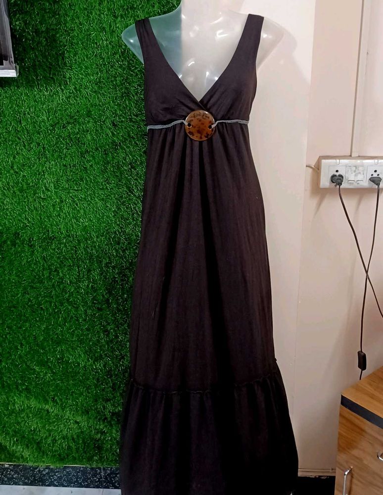 Flowy Ruffle Maxi Dress