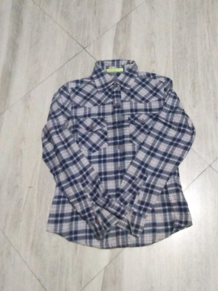 Checked Flannel Shirt