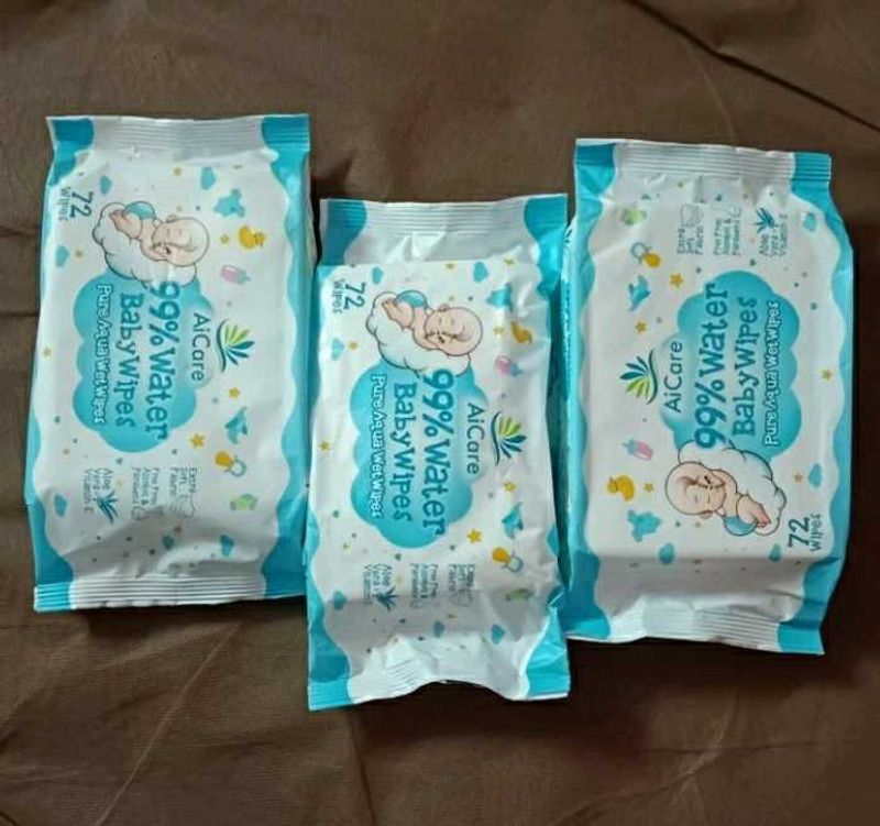 Baby Wipes Set 3 (216pcs)