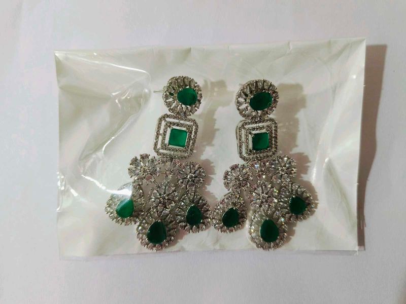 Emerald Drop Earrings