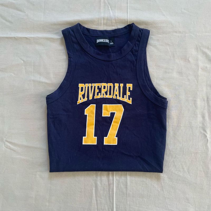 Bonkers High Neck Riverdale y2k T-shirt Top