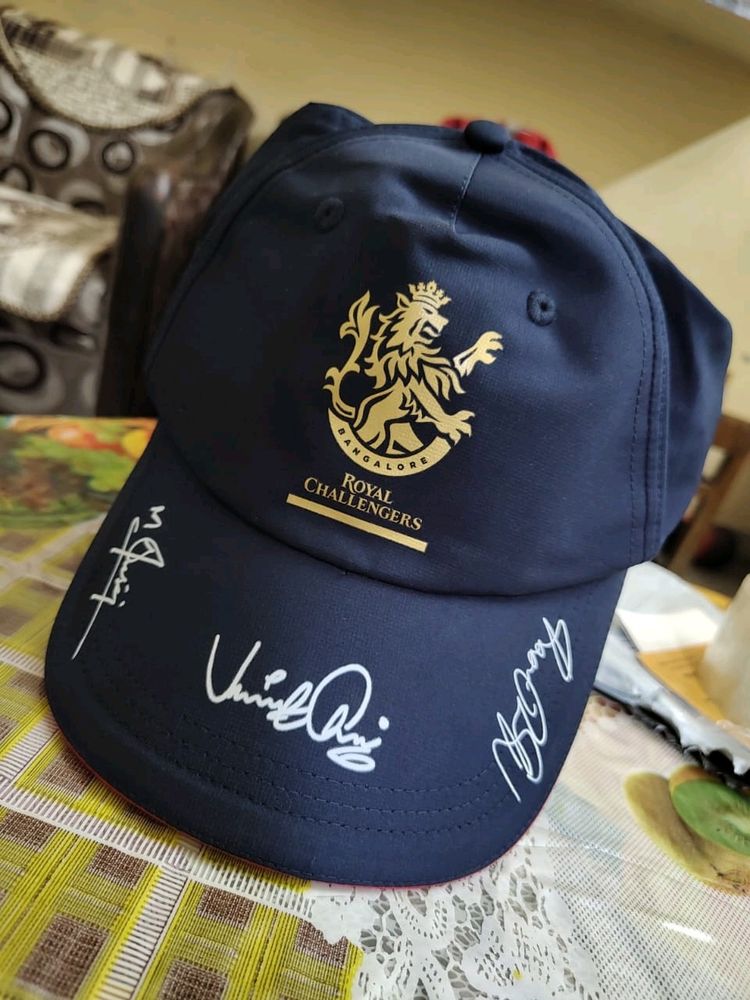 RCB Virat Kohli Signed Puma Cap