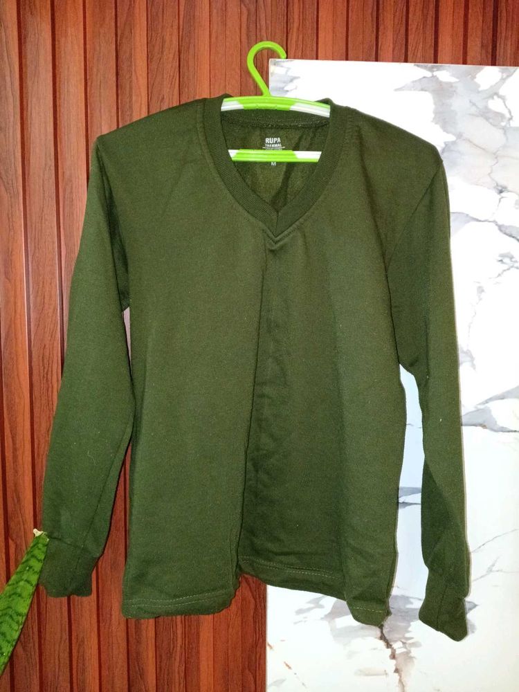 Olive Green Long Sleeve T-Shirt