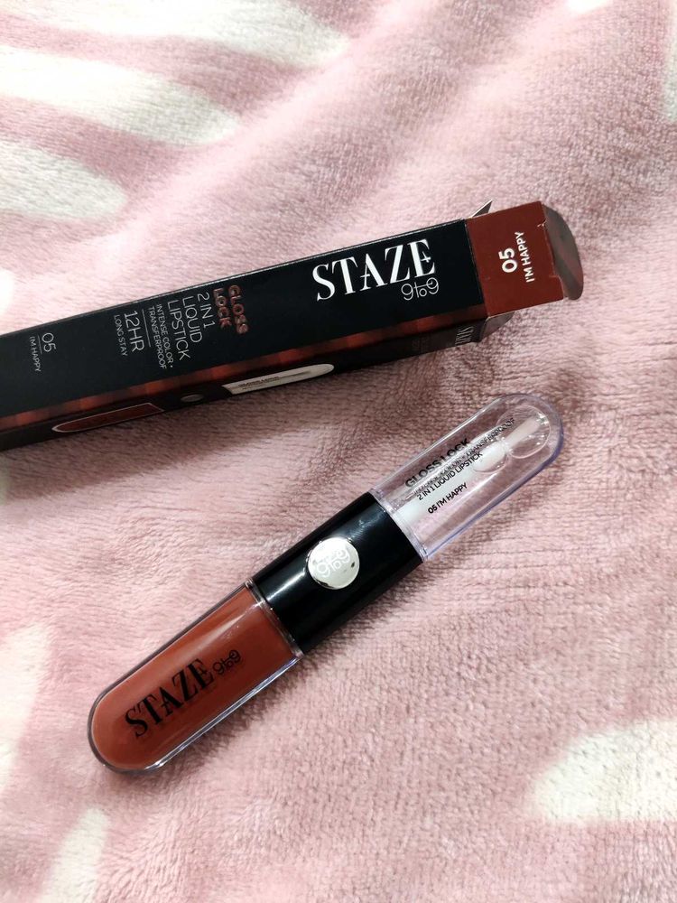 STAZE Gloss Lock 2-in-1 Liquid Lipstick