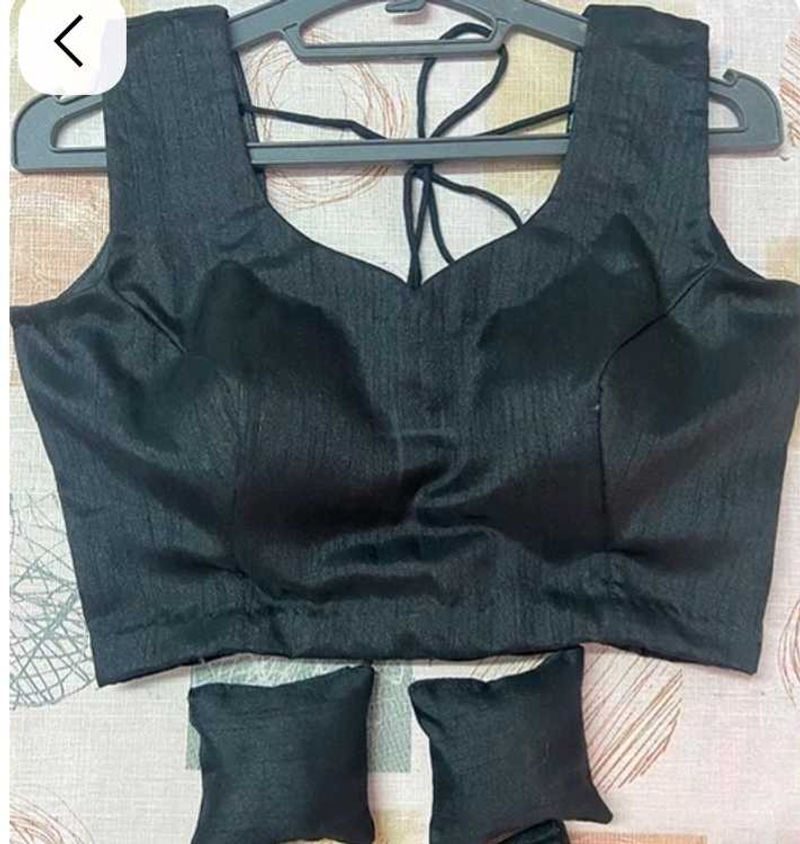 Elegant Black Saree Blouse