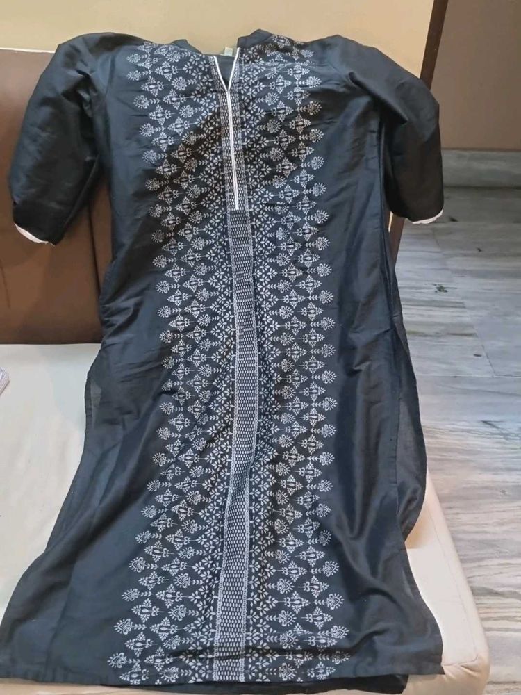 Elegant Black Kurta