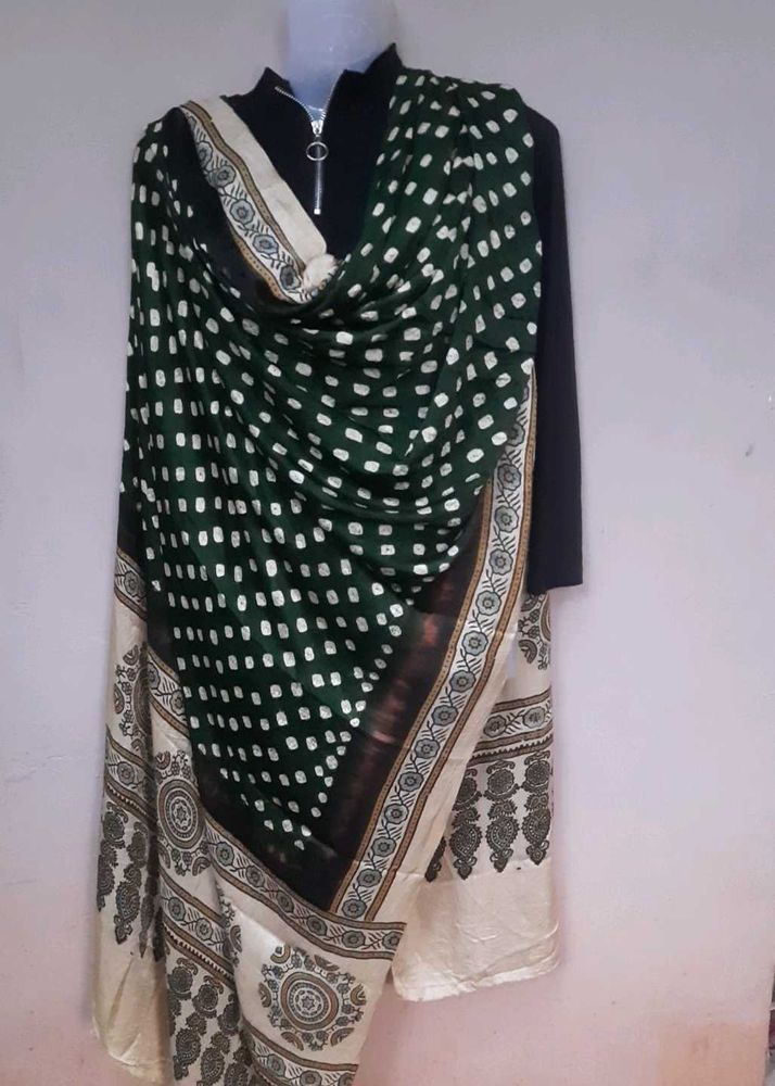 Pure Modal Silk Bhandhani Duppatta