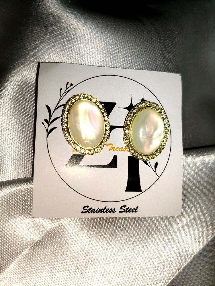 Elegant Pearl Earrings