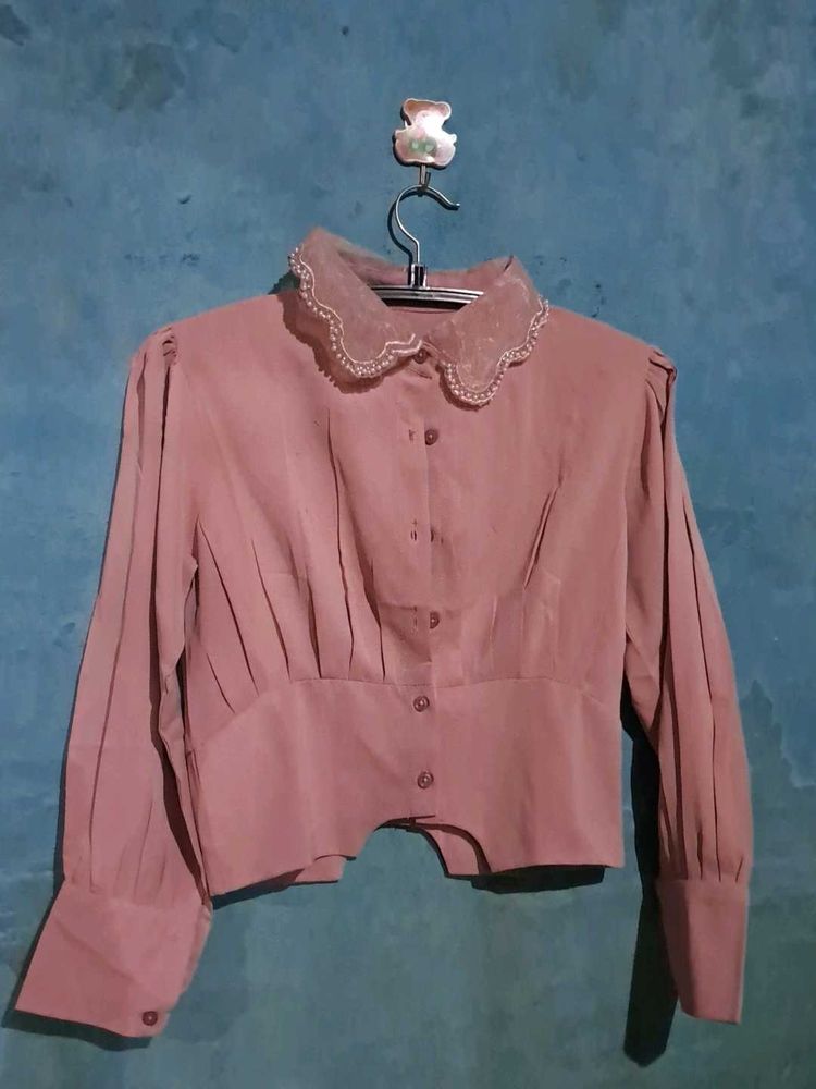 Full Sleeve Crop Top