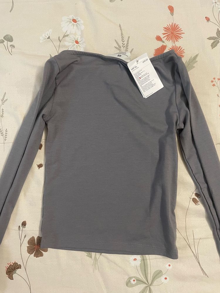Gray Long Sleeve Shirt