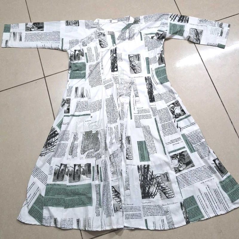 Beautiful Paper Cotton Frock