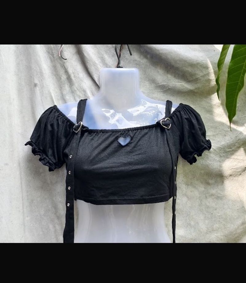 Black Crop Top