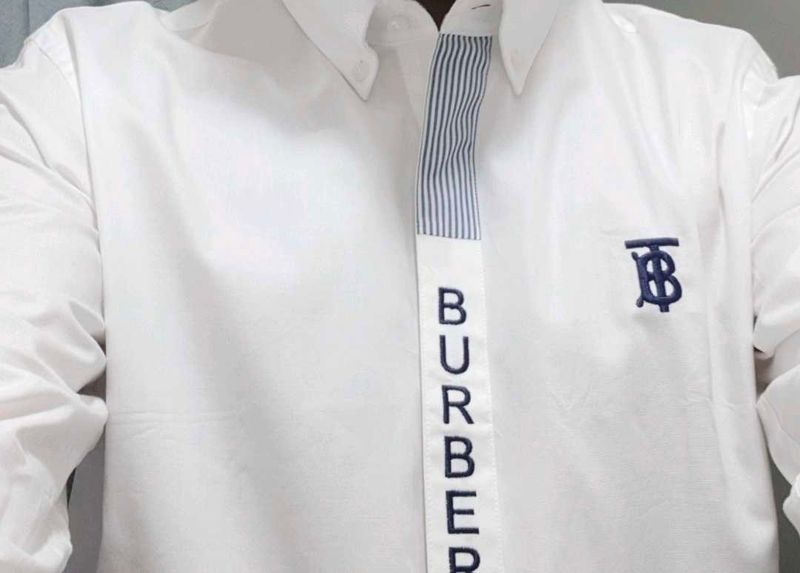 Burberry White Logo Shirt