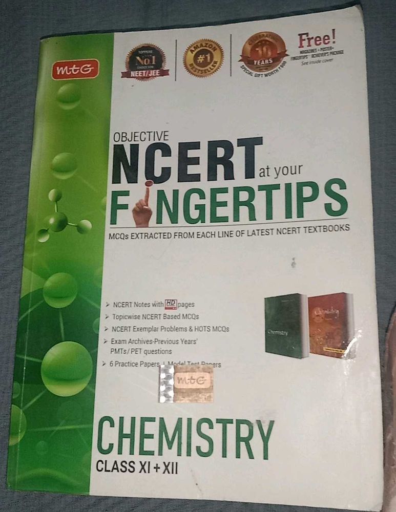 Chemistry Objective NCERT At Your Fingertips