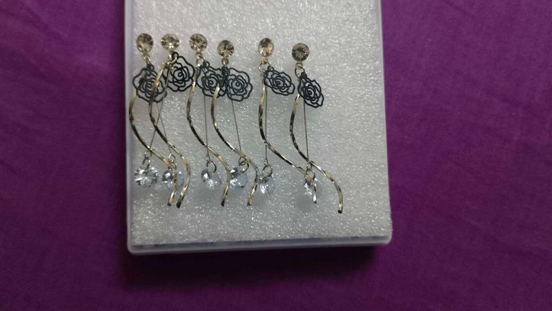 Earings Pair Of 3
