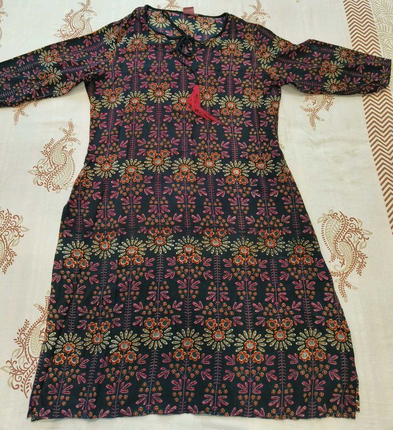 Multicolored Comfortable Kurta For Daily Wear
