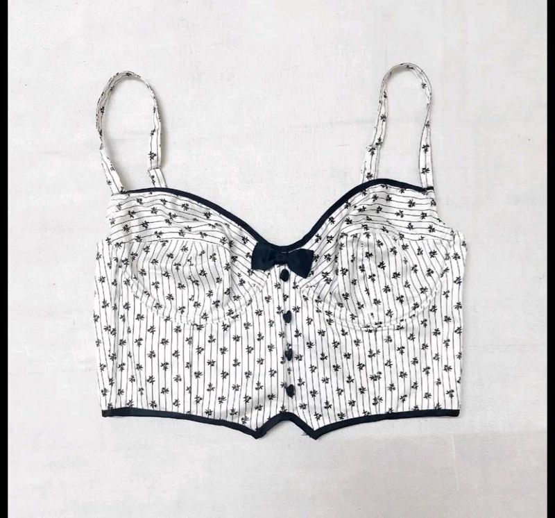 Floral Corset Top