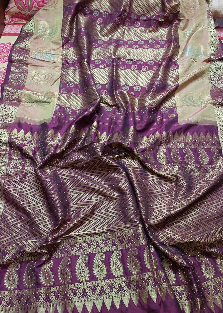 Very Good Condition Pure Kanjivaram Saree For Sale