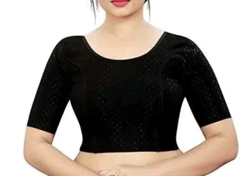 Elegant Black Blouse,stretchable