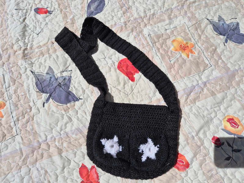 Crochet Star Shoulder Bag
