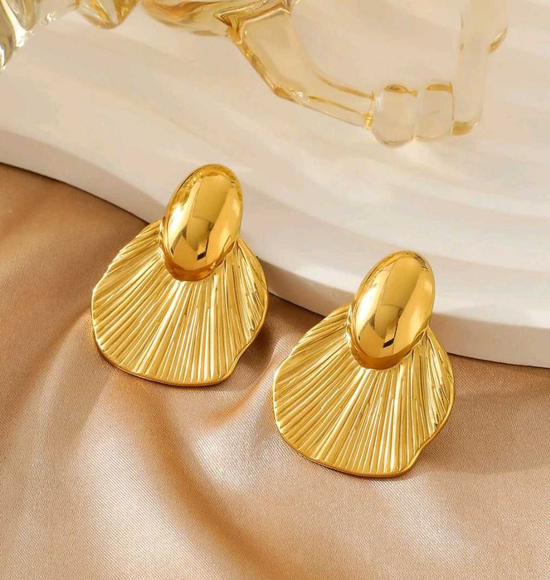 Gold Statement Earrings