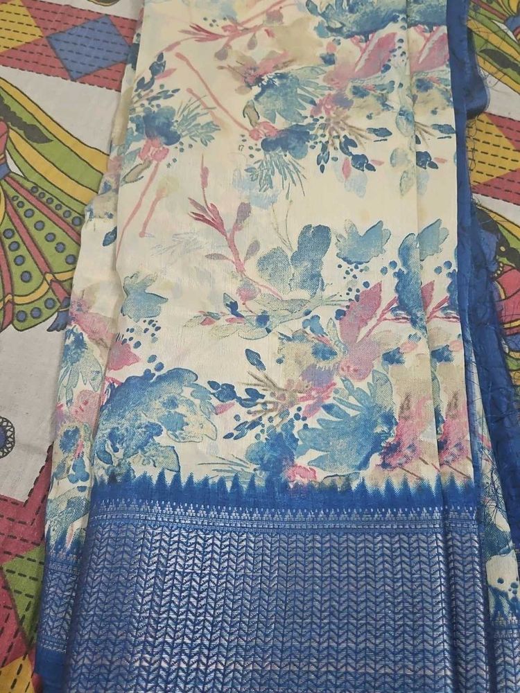 Art Silk Saree With Blouse