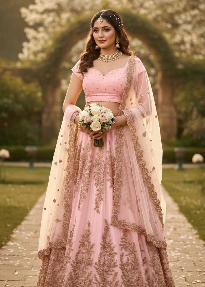 Pastel Bridal Lehenga ✨