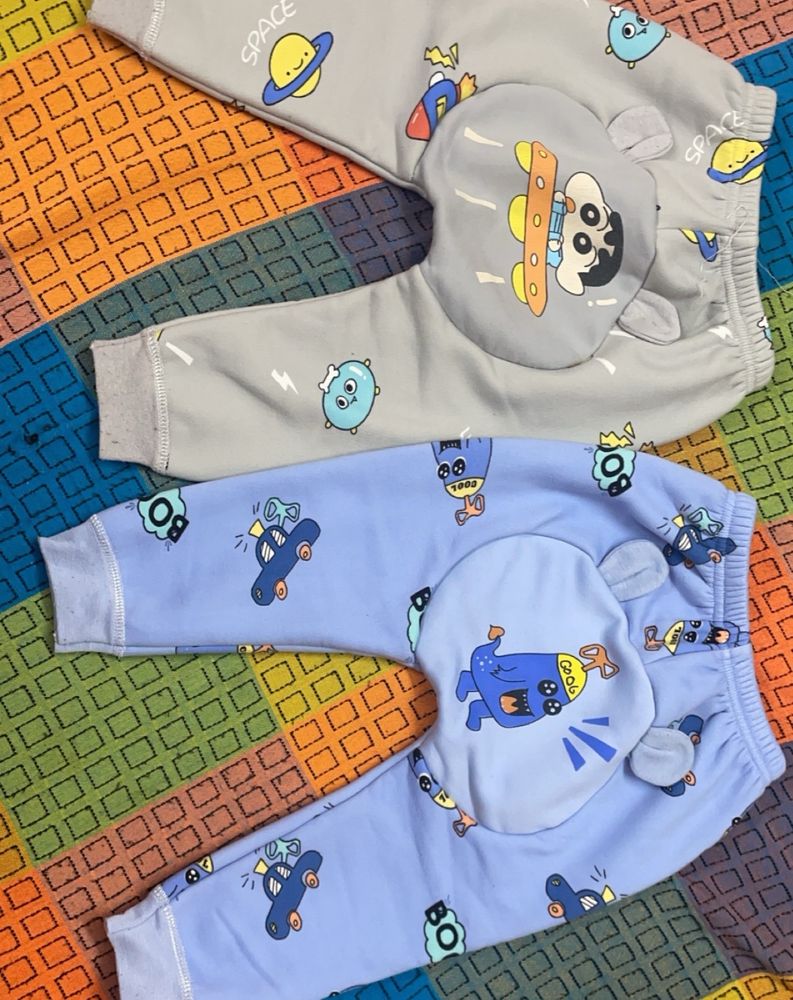 Combo Blue  &amp; Grey Colour Pajama (Buy From Canada)