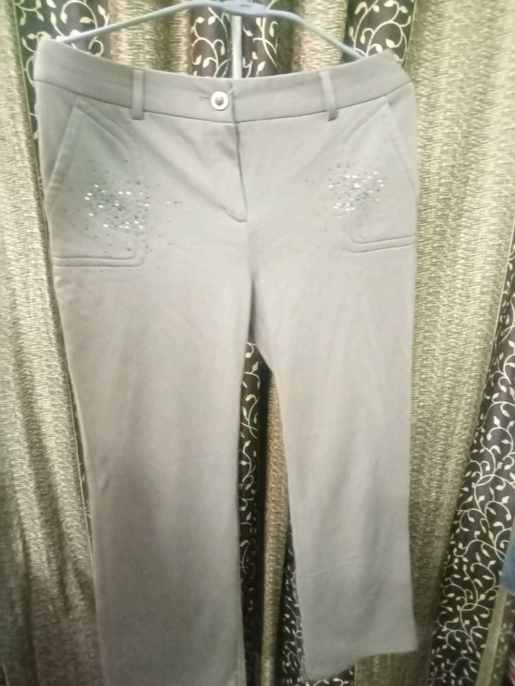 Stylish Embellished Trousers