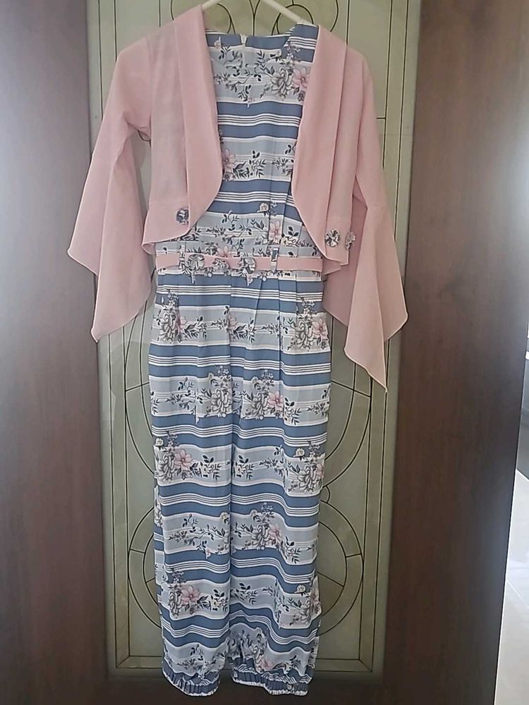 Blue Jumpsuit 2 Piece