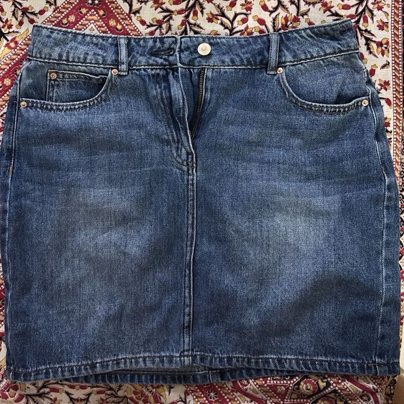 Denim Mini Skirt