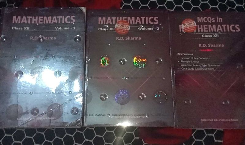 Class 12 RD Sharma Maths Books Volume 1, 2 And MCQ
