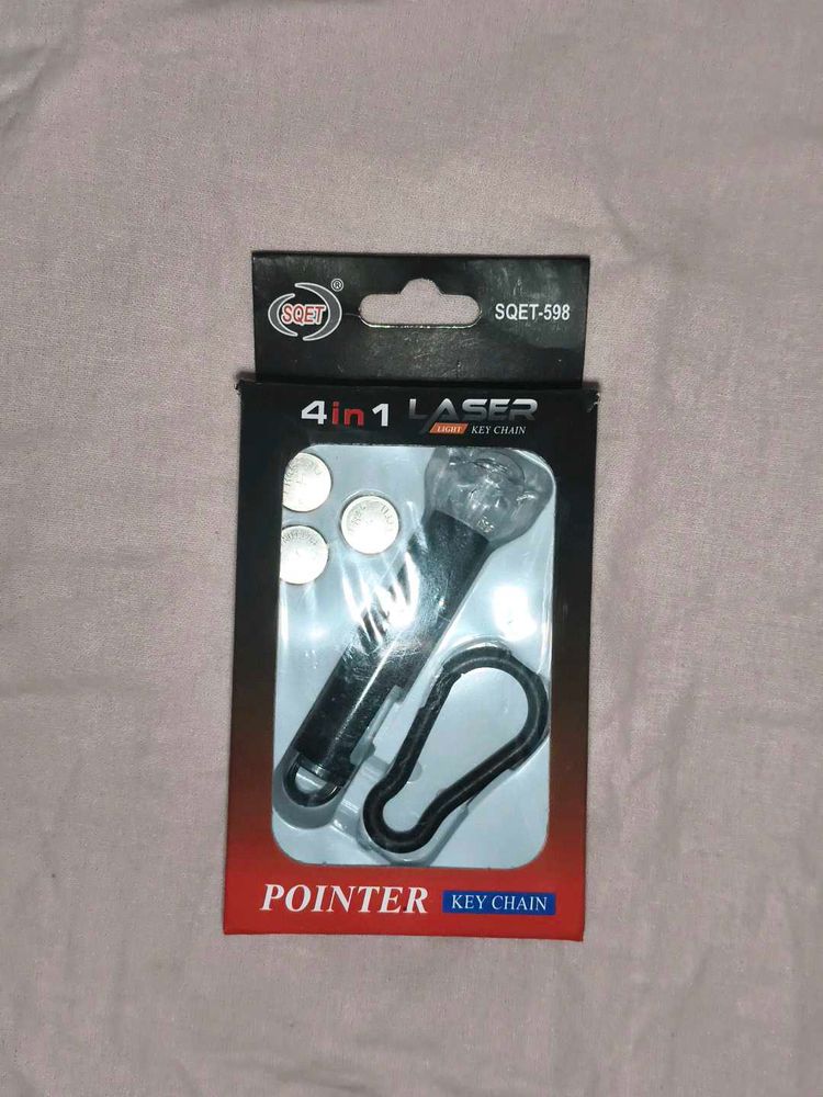 4-in-1 Laser Pointer Keychain