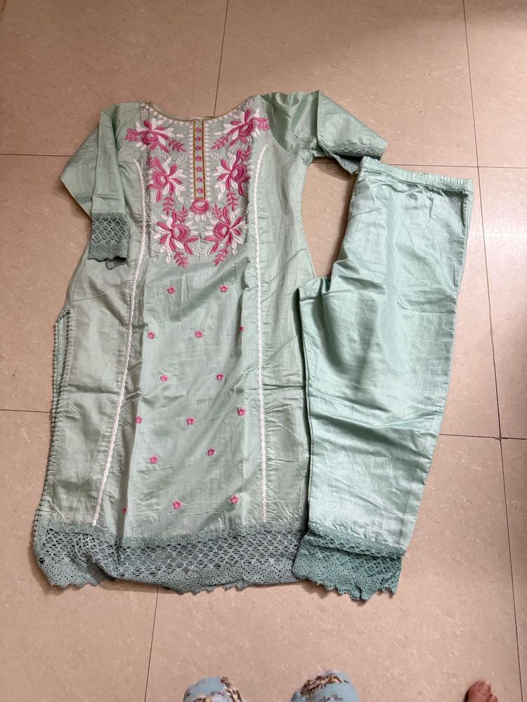 Embroidered Kurta Set