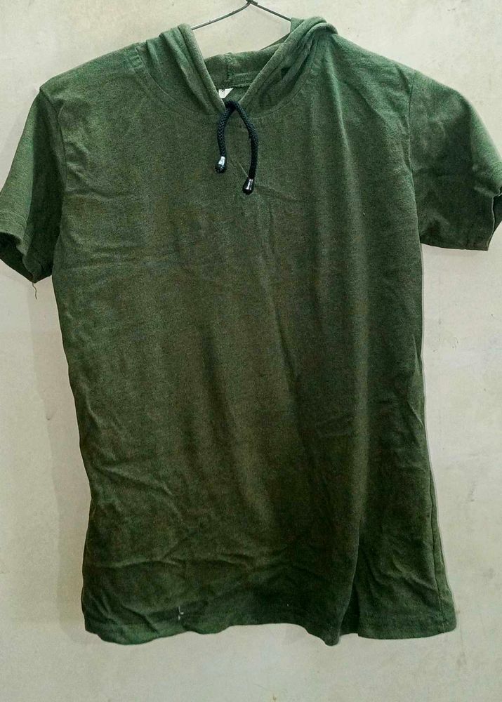Green Hoodie T-Shirt