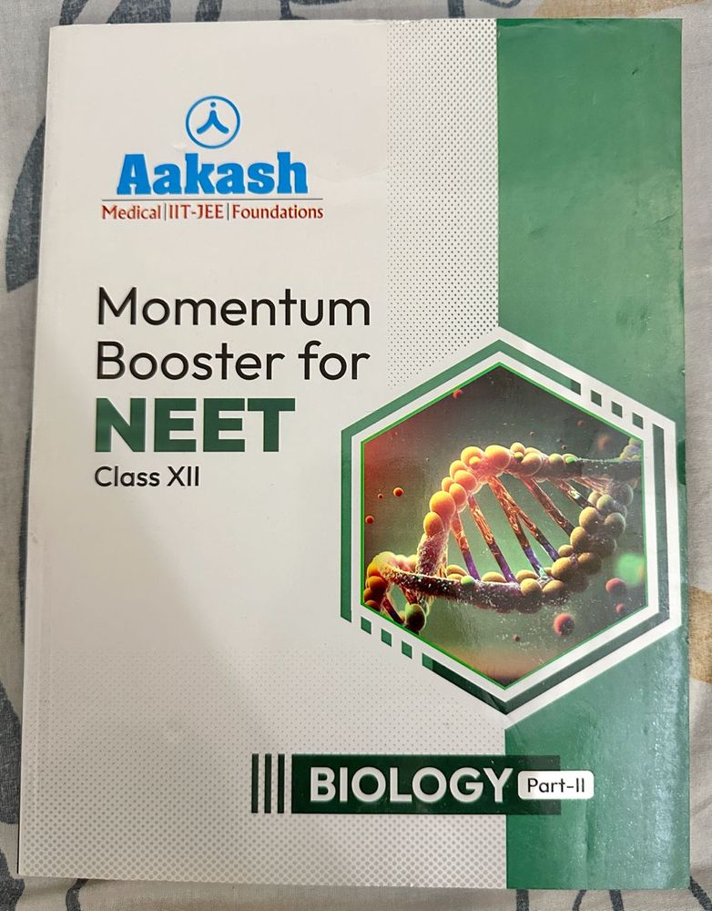 Aakash Momentum Booster (class 12 ) Biology 🧬