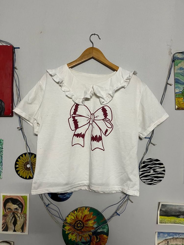 Cute Bow Graphic Tee🎀