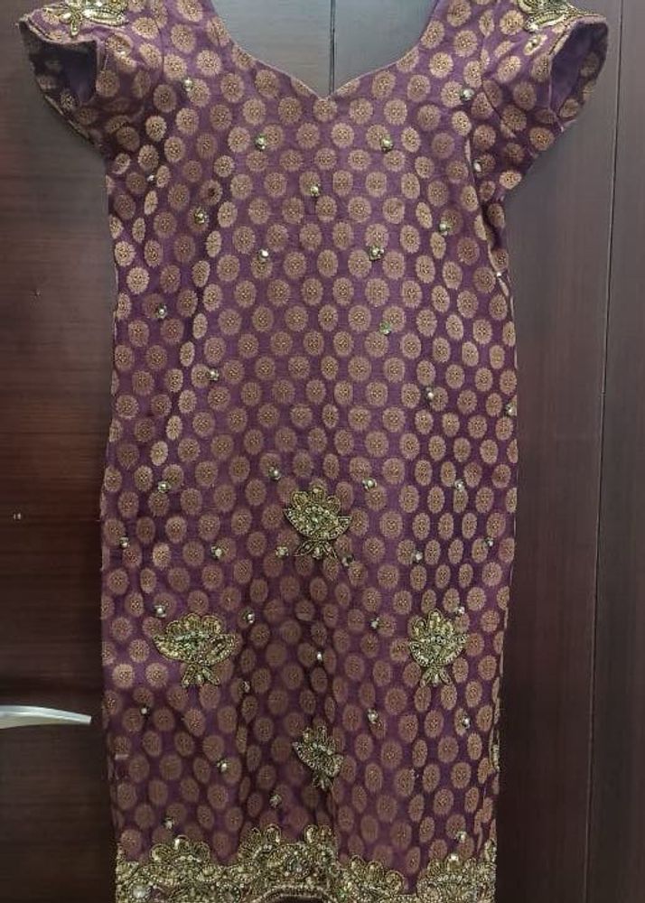 Purple Kurta Set
