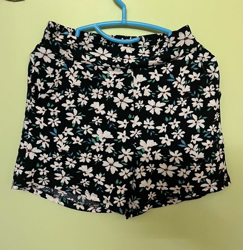 Floral Print Shorts
