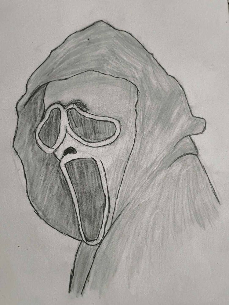 Scream Drawing