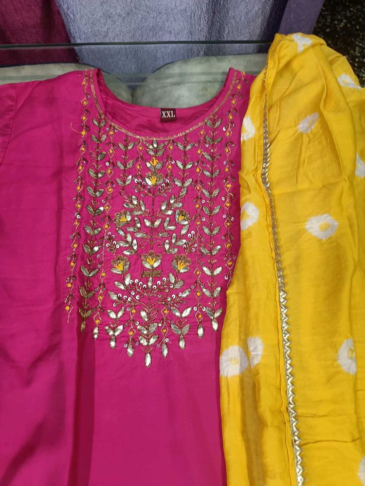 Gota Patti Work Kurta Set