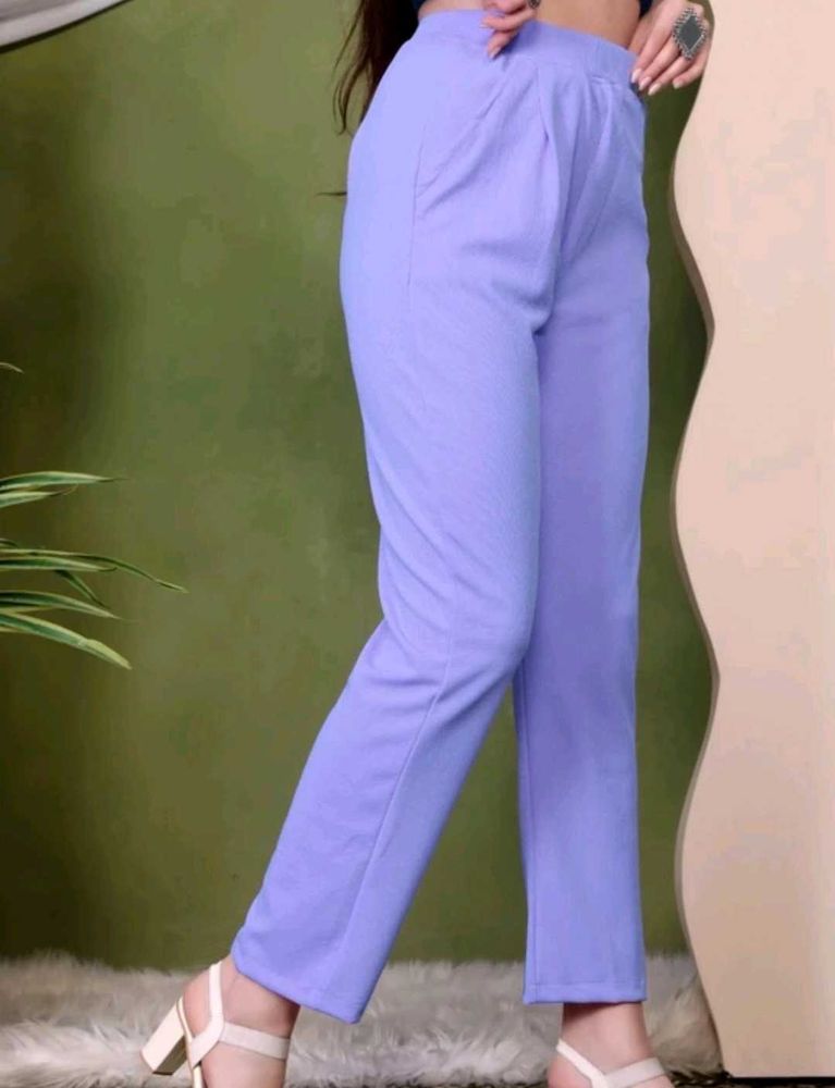 Lavender Casual Trousers