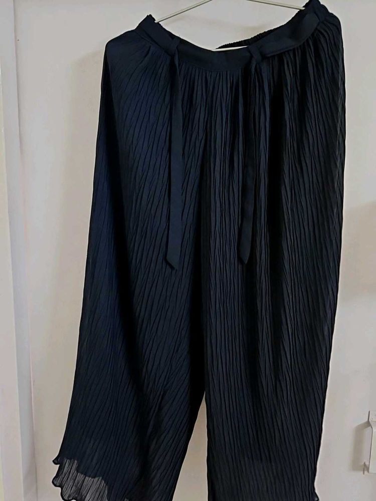 Pleated Wide Leg Pants