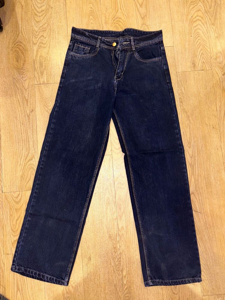 Dark Wash Wide Leg Jeans