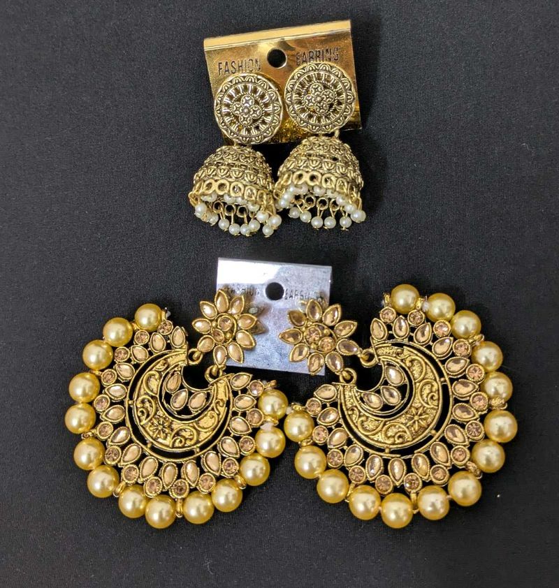 Gold Tone Earrings