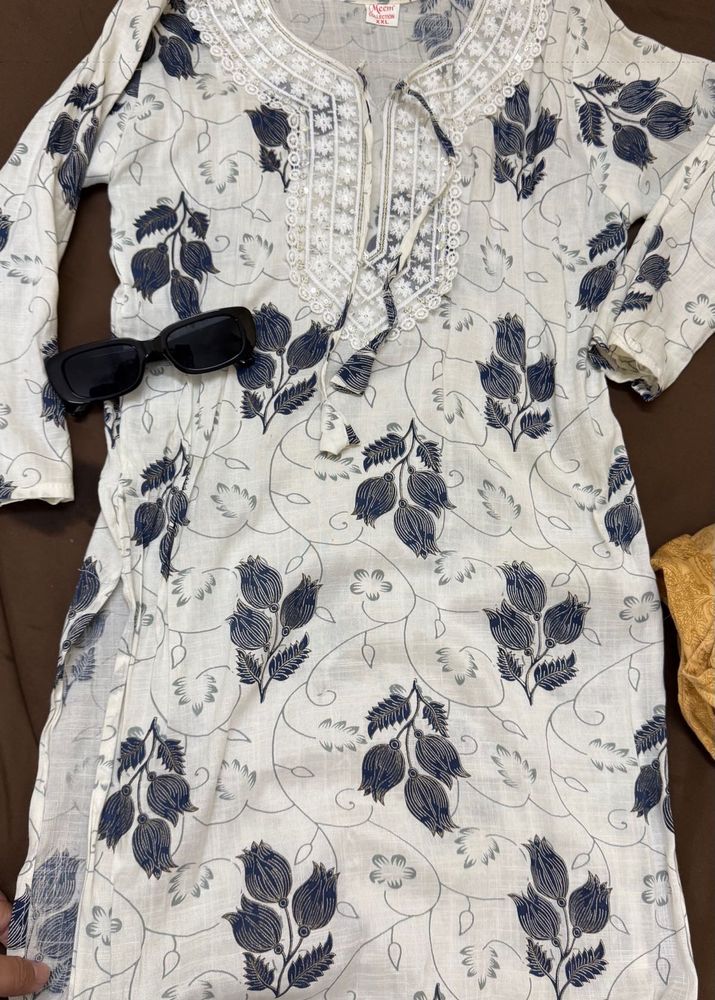 Floral Print Kurta32-34