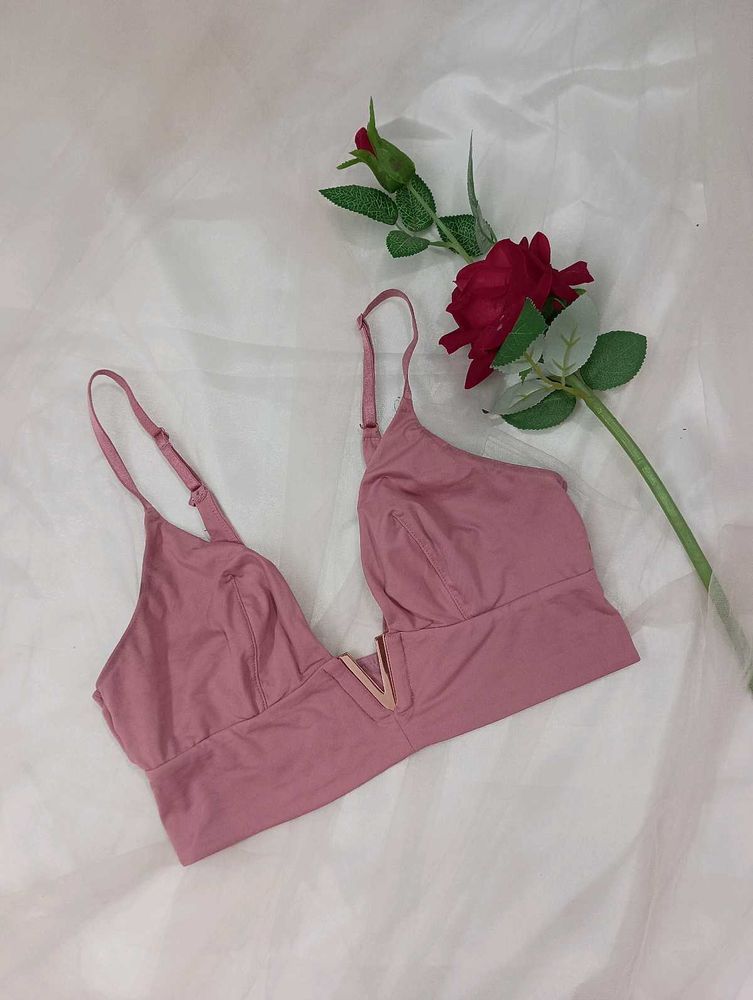 Mauve V-Wire Bralette